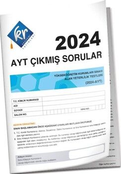 KR Akademi Yayınları 2024 AYT Çıkmış Sorular Tıpkı Basım Kitapçığı