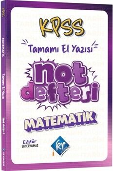 KR Akademi KPSS Matematik Problemler Konu Anlatımı Defteri