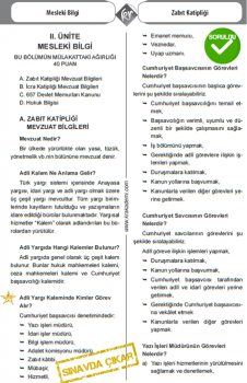  KR Akademi Zabıt Katipliği Mülakatları