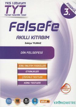 Kronometre TYT Felsefe Akıllı Kitabım Konu Anlatım Fasikülleri 3 Kitap