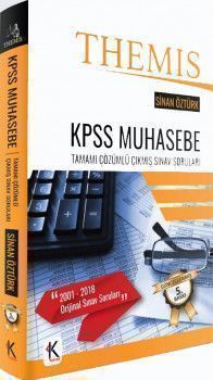 Kuram Kitap Yayınları KPSS THEMİS Muhasebe Tamamı Çözümlü Çıkmış Sınav Soruları