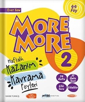 Kurmay ELT 2. Sınıf More & More Haftalık Kazanım Kavrama Föyleri