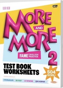 Kurmay ELT 2. Sınıf More and More English Worksheets Test Book