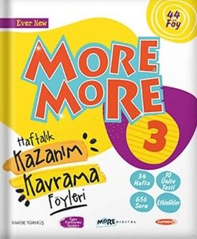 Kurmay ELT 3. Sınıf More & More Haftalık Kazanım Kavrama Föyleri