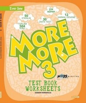 Kurmay ELT 3. Sınıf More More Worksheets Test Book