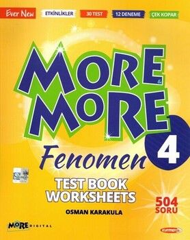 Kurmay ELT 4. Sınıf More More Fenomen Test Book Worksheets