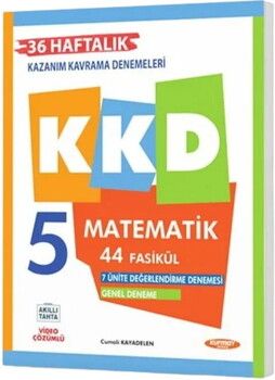 Kurmay ELT 5. Sınıf Matematik Haftalık Kazanım Kavrama Denemeleri