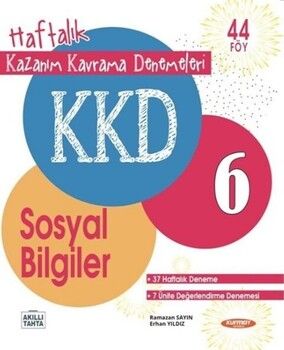 Kurmay ELT 6. Sınıf Sosyal Bilgiler KKD Haftalık Kazanım Kavrama Denemeleri