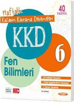 Kurmay ELT 6. Sınıf Fen Bilimleri KKD Haftalık Kazanım Kavrama Denemeleri