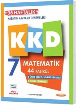 Kurmay ELT 7. Sınıf Matematik Haftalık Kazanım Kavrama Denemeleri