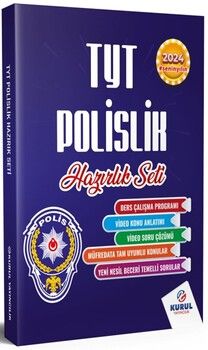 Kurul Yayıncılık 2024 TYT Polislik PMYO Tüm Dersler Konu Anlatımlı Hazırlık Seti