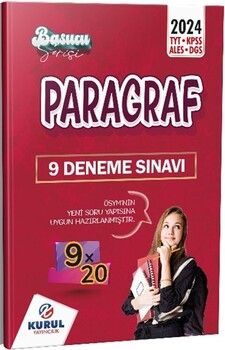 Kurul Yayıncılık 2024 Başucu Serisi Tüm Sınavlar İçin 9x20 Paragraf Denemeleri