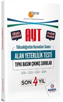 Kurul Yayıncılık AYT Son 4 Yıl Tıpkı Basım Çıkmış Sorular ve Video Çözümleri