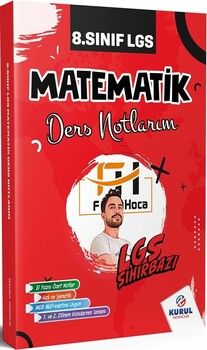 Kurul Yayıncılık 8. Sınıf LGS Sihirbazı Matematik Ders Notlarım