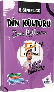 Kurul Yayıncılık 8. Sınıf LGS Din Kültürü Sihirbazı Ders Notlarım