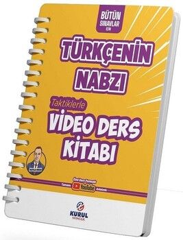 Kurul Yayıncılık Tüm Sınavlar İçin Taktiklerle Türkçe nin Nabzı Video Ders Kitabı