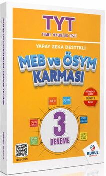 Kurul Yayıncılık TYT Yapay Zeka Destekli MEB ve ÖSYM Karması 3 Deneme