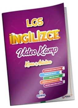 Kurul Yayıncılık 2023 8. Sınıf LGS Video Kamp İngilizce Konu Anlatımlı