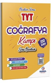 Kurul Yayıncılık TYT Kampı 350 Soruda Coğrafya Soru Bankası