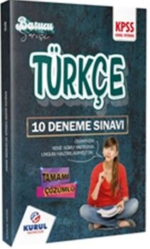 Kurul Yayıncılık KPSS Başucu Serisi Türkçe Tamamı Çözümlü 10 Deneme Sınavı