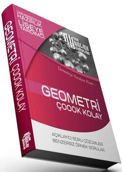 Kuzey Akademi Yayınları TYT AYT Geometri Çok Kolay Soru Bankası