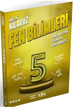 KVA Yayınları 5. Sınıf Fen Bilimleri Öğreten Kılavuz Konu Anlatımlı Etkinlikli Soru Bankası