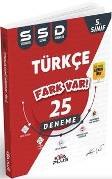 KVA Yayınları 5. Sınıf Türkçe Fark Var 25 Deneme