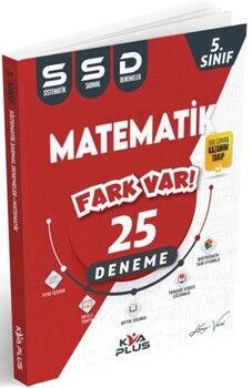 KVA Yayınları 5. Sınıf Matematik Fark Var 25 Deneme