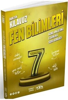 KVA Yayınları 7. Sınıf Fen Bilimleri Öğreten Kılavuz Konu Anlatımlı Etkinlikli Soru Bankası