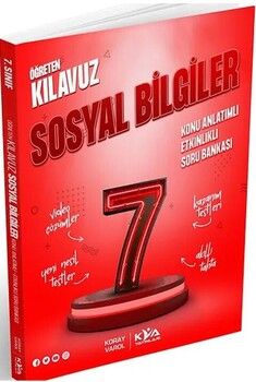 KVA Yayınları 7. Sınıf Sosyal Bilgiler Öğreten Kılavuz Konu Anlatımlı Etkinlikli Soru Bankası