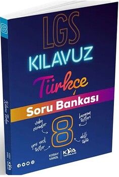 KVA Yayınları 8. Sınıf LGS Türkçe Kılavuz Soru Bankası