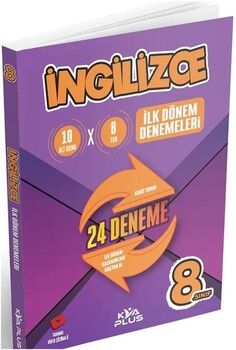 KVA Yayınları 8. Sınıf İngilizce İlk Dönem Denemeleri