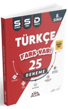 KVA Yayınları 8. Sınıf LGS Türkçe Fark Var 25 Deneme
