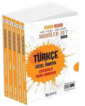 Lider 2023 KPSS Genel Yetenek Genel Kültür Soru Bankası Modüler Set