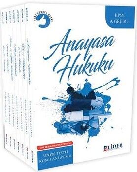 Lider Yayınları KPSS A Grubu Hukuk Konu Anlatımlı Modüler Set