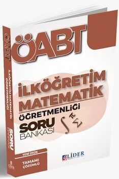 Lider Yayınları KPSS ÖABT İlköğretim Matematik Öğretmenliği Soru Bankası