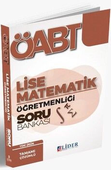 Lider Yayınları KPSS ÖABT Lise Matematik Öğretmenliği Soru Bankası