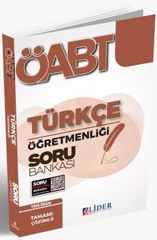 Lider Yayınları KPSS ÖABT Türkçe Öğretmenliği Soru Bankası