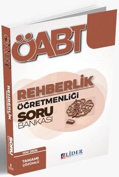 Lider Yayınları KPSS ÖABT Rehber Öğretmenliği Soru Bankası