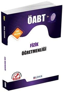 Lider Yayınları KPSS ÖABT Fizik Öğretmenliği Konu Anlatımı