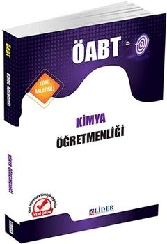 Lider Yayınları KPSS ÖABT Kimya Öğretmenliği Konu Anlatımı