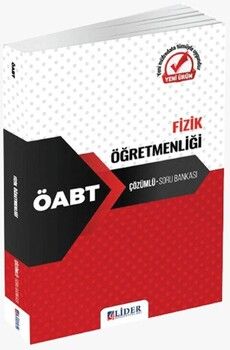 Lider Yayınları KPSS ÖABT Fizik Öğretmenliği Soru Bankası