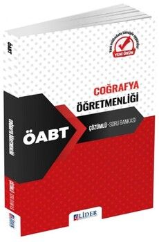 Lider Yayınları KPSS ÖABT Coğrafya Öğretmenliği Soru Bankası
