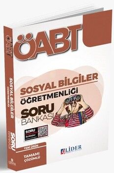 Lider Yayınları KPSS ÖABT Sosyal Bilgiler Öğretmenliği Soru Bankası