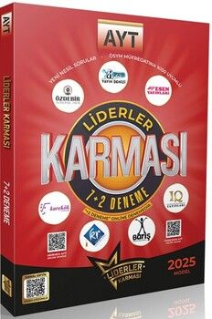  Liderler Karması 2025 Model AYT 7+2 Deneme Seti
