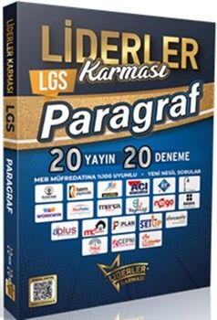 Liderler Karması 8. Sınıf LGS Paragraf Denemeleri 20 Yayın 20 Deneme