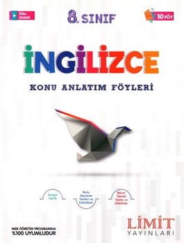 Limit Yayınları 8. Sınıf İngilizce Konu Anlatım Föyleri