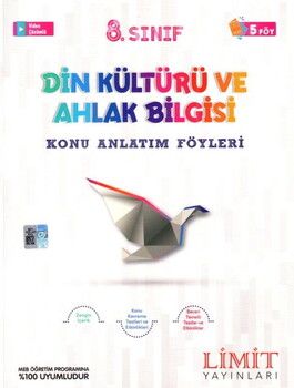Limit Yayınları 8. Sınıf Din Kültürü ve Ahlak Bilgisi Konu Anlatım Föyleri