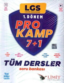 Limit Yayınları LGS Prokamp Tüm Dersler Soru Bankası
