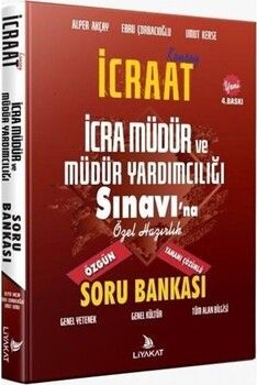 Liyakat Yayınları İcra Müdür ve Müdür yardımcılığı Sınavına Özel Hazırlık Tamamı Çözümlü Soru Bankası